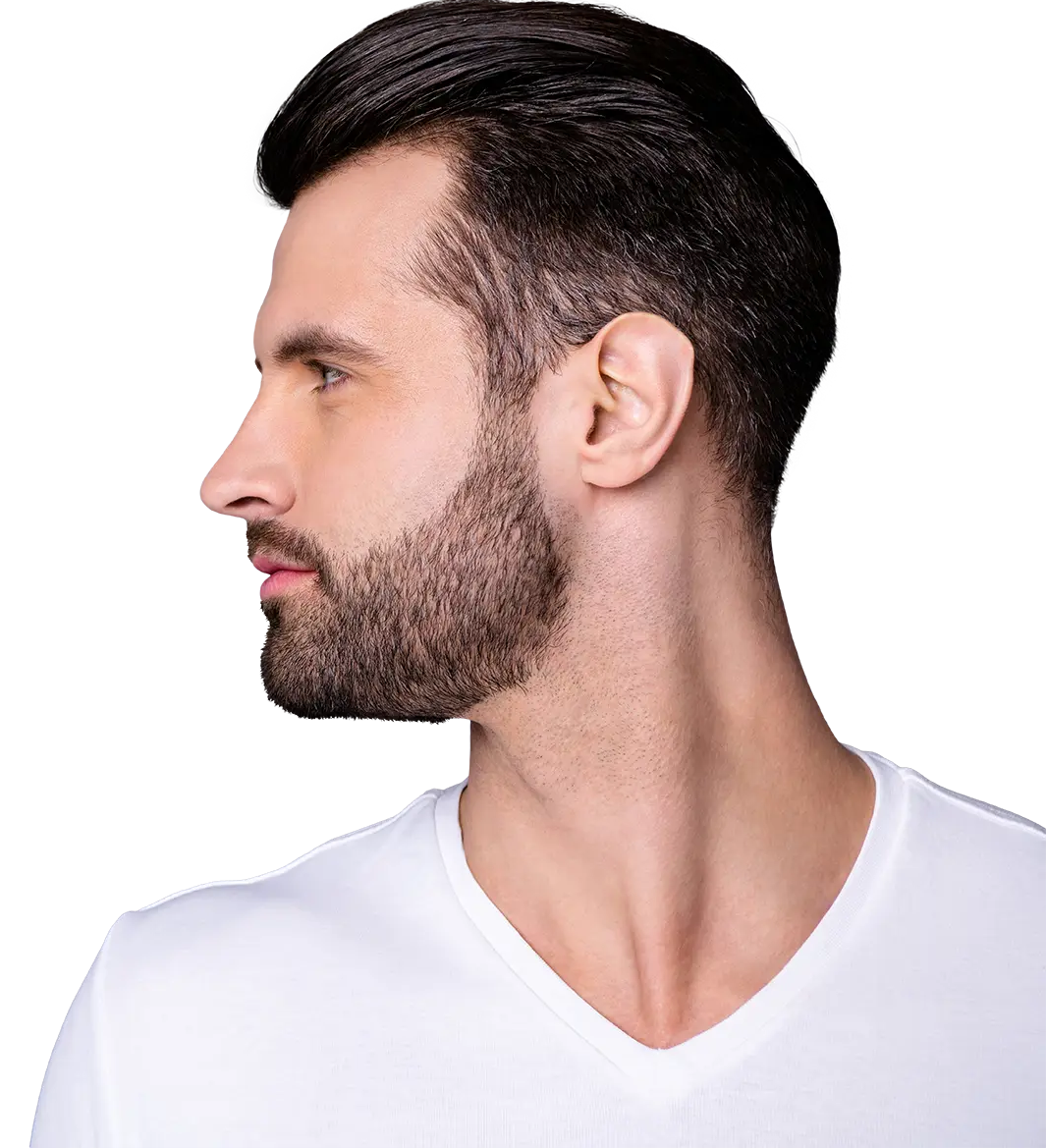 Herr mit perfekter Frisur 